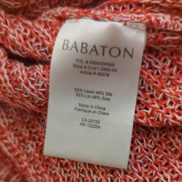 Babaton linen & silk oversized Sweater XS - Picture 3 of 5